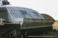 BH7 being moved to The Hovercraft Museum